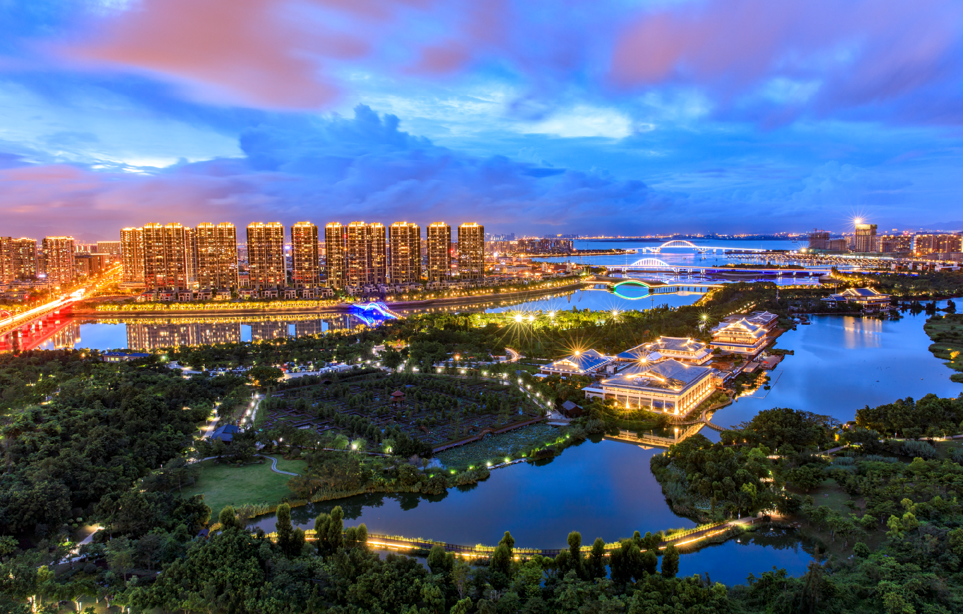 厦门国际金砖峰会重点片区综合景观照明（五缘湾片区）