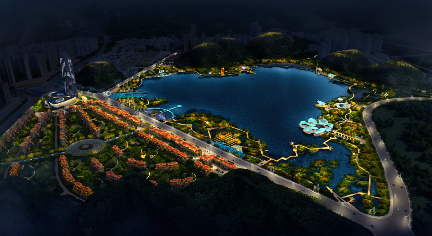 General Contracting for Intelligent Landscape Lighting Design and Construction of Anshun Ecological Wetland Complex