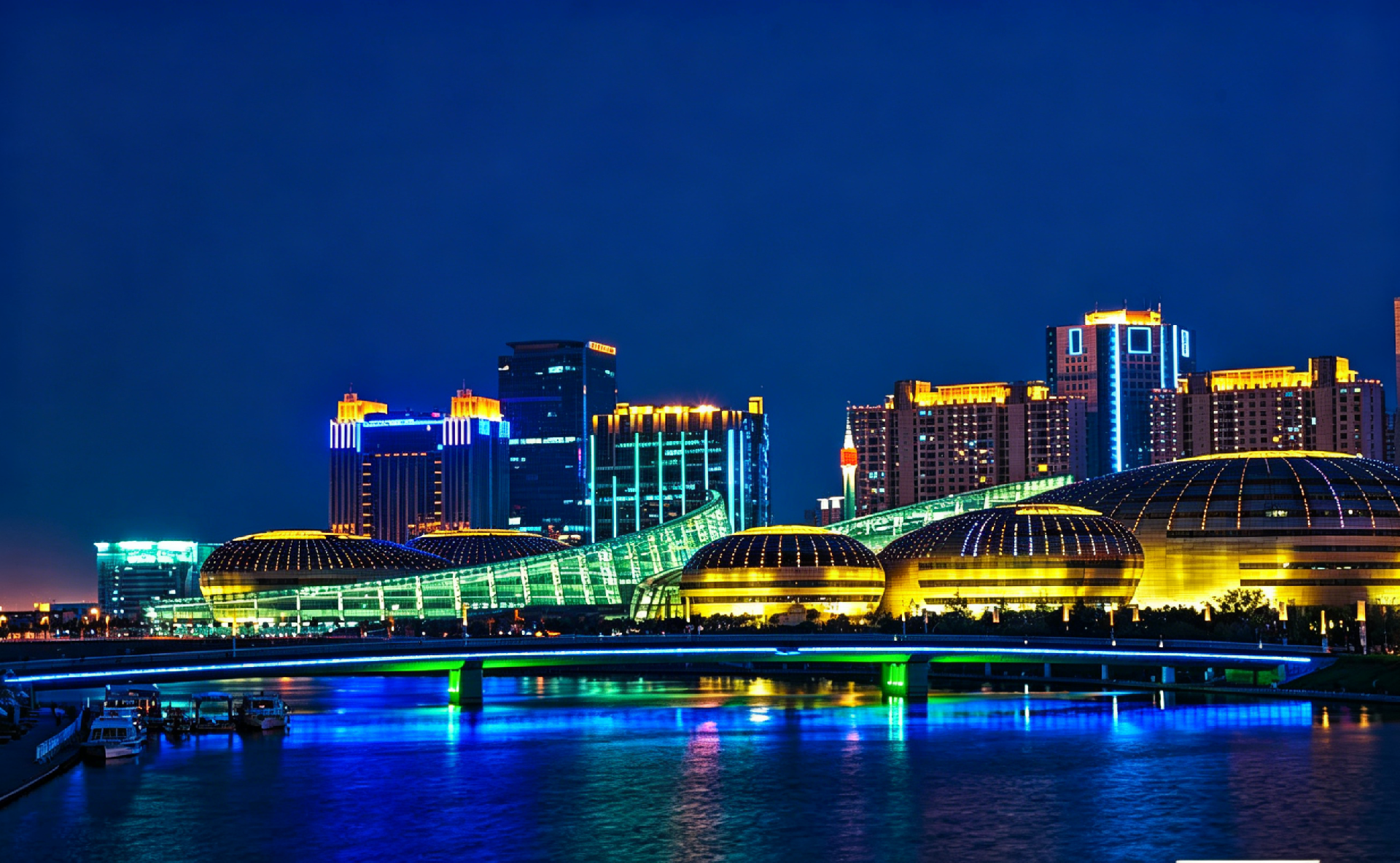 Landscape Lighting Design & Construction for Urban Lighting Upgrade of the 11th National Traditional Games of Ethnic Minorities, Zhengzhou, 2019